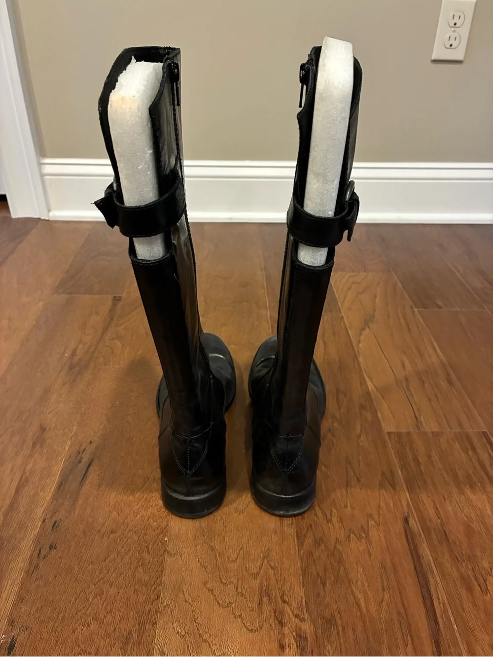 Born Lottie Tall Black Leather Boots